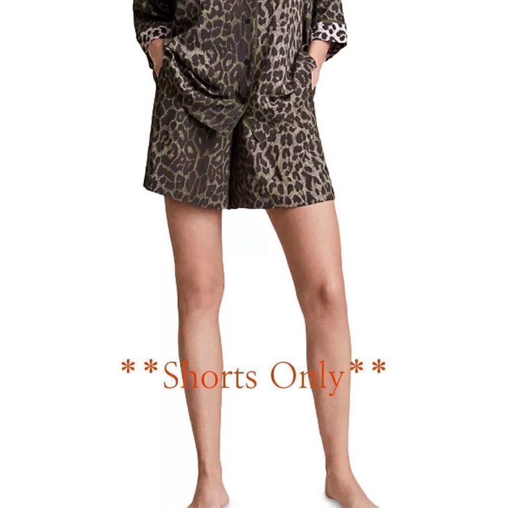 New ALLSAINTS Size S Esma Leppo Pajama Shorts Pink Multi *Shorts Only*